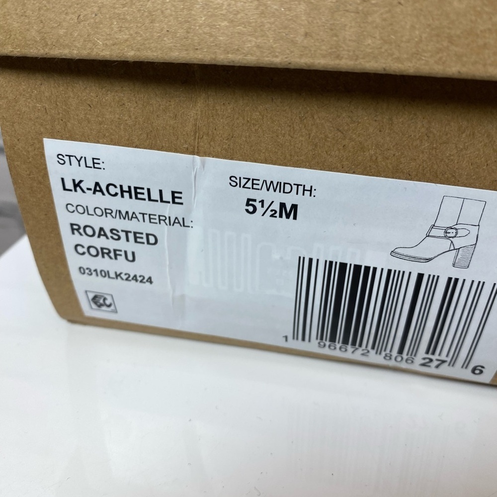 Lucky Brand Brown Almond Toe Ankle Boots Booties LK-Achelle Boots Size 5.5 NEW - Picture 11 of 11
